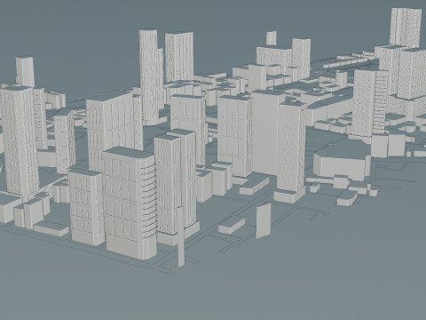 Guangzhou China Citymap Building Modello 3D