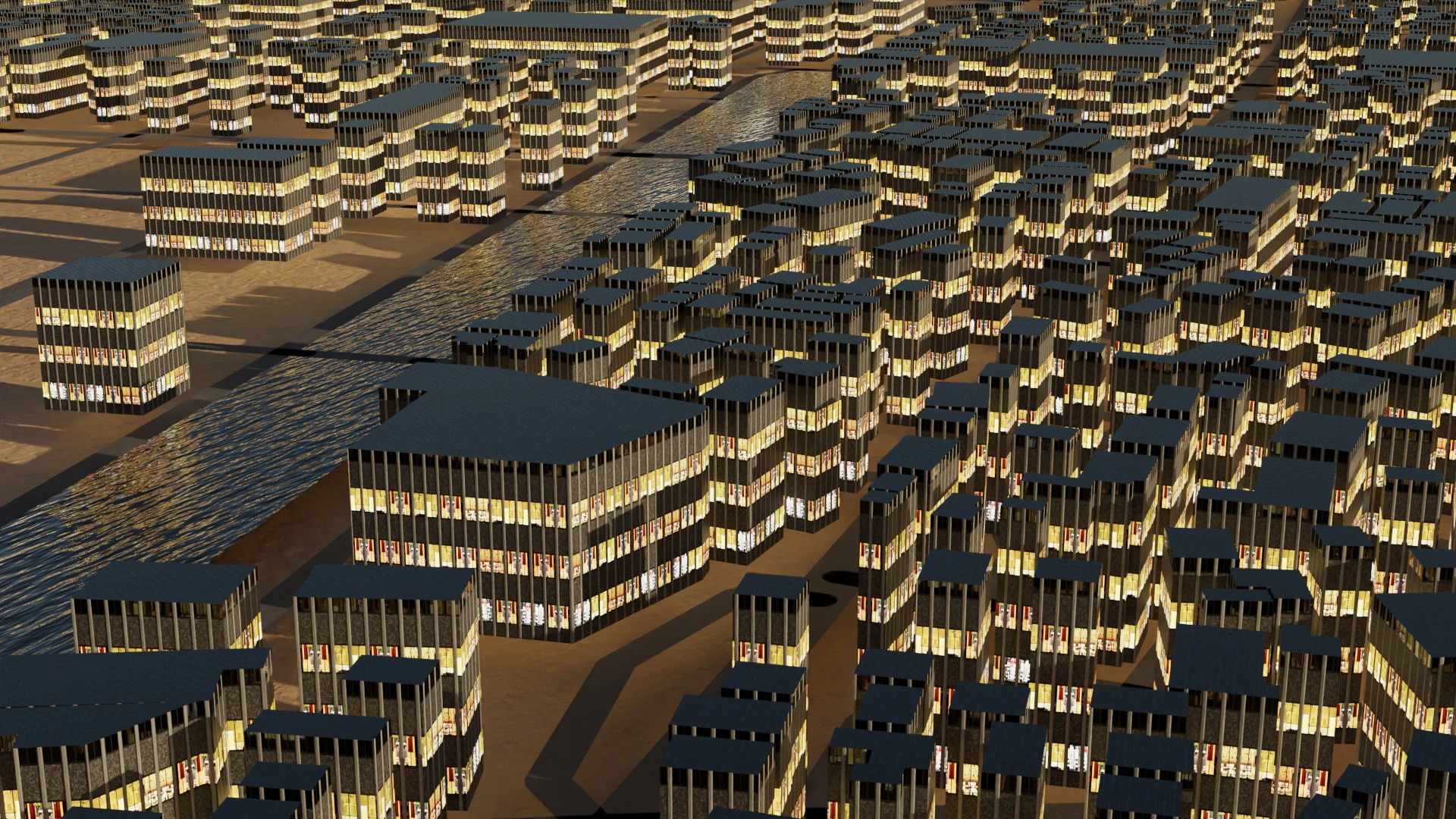 Iwata Japan Citymap Building 3D Model .c4d .max .obj .3ds .fbx .stl .blend 