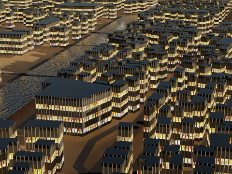 Iwata Japan Citymap Building Modèle 3D
