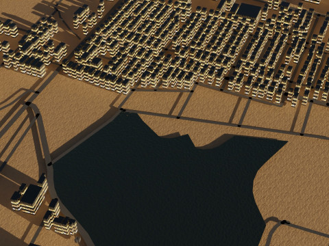 Iwata Japan Citymap Building 3D 模型
