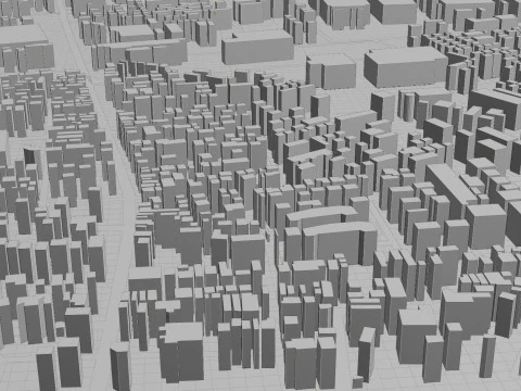 Iwata Japan Citymap Building 3D Model