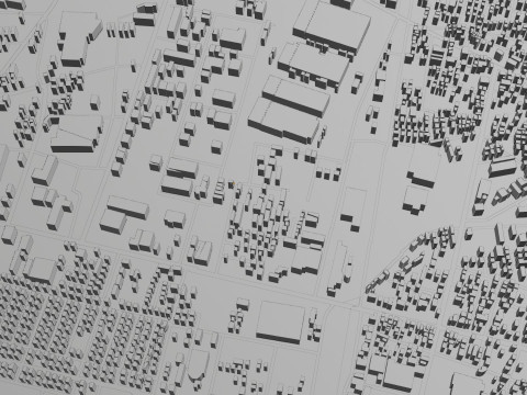 Iwata Japan Citymap Building 3D 模型