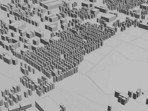 Iwata Japan Citymap Building 3D Model