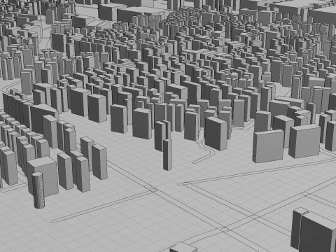 Iwata Japan Citymap Building 3D Model