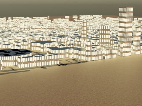 Kanazawa Japan Citymap Building 3D Model