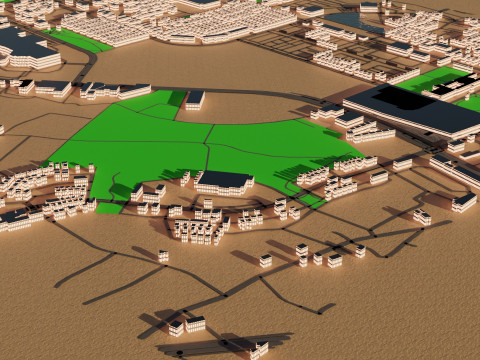 Tsukuba Japan Citymap Building 3D 모델
