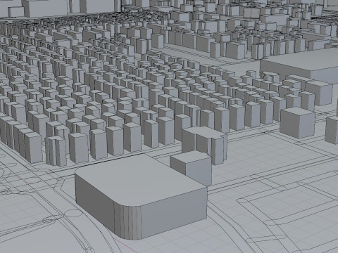 Tsukuba Japan Citymap Building 3D 모델