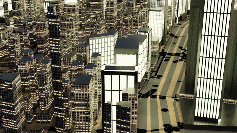 Hongkong Citymap Building Model 3D .c4d .max .obj .3ds .fbx .stl .blend 