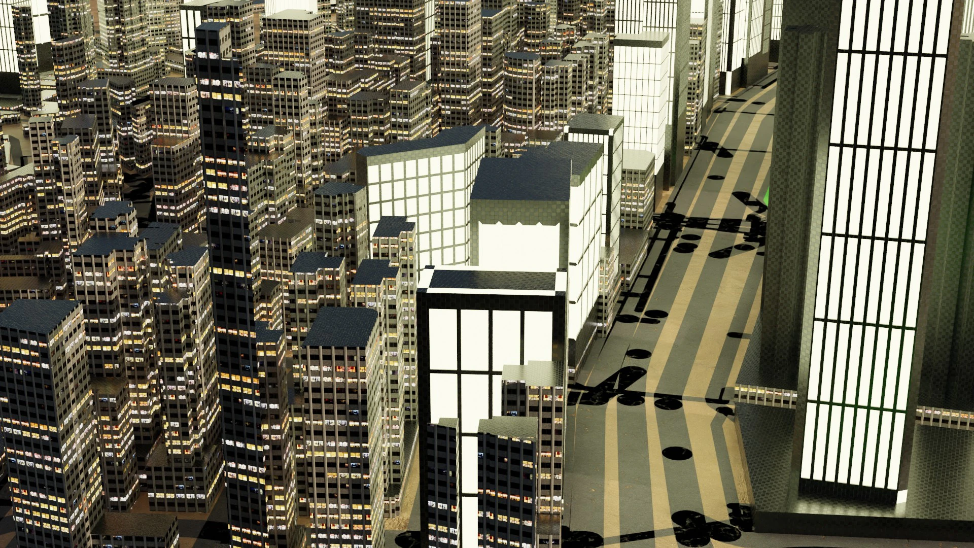 Hongkong Citymap Building 3D Model .c4d .max .obj .3ds .fbx .stl .blend