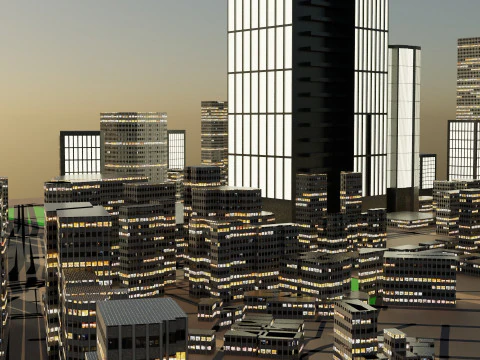 Taipe Citymap Building 3D Model