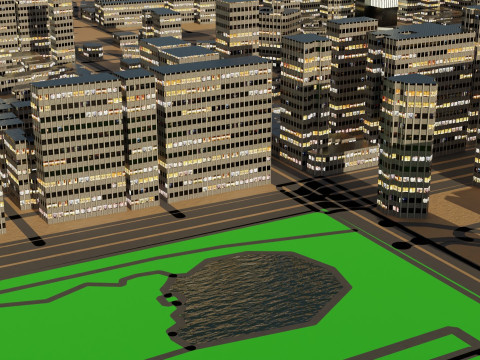 Taipe Citymap Building 3D 모델