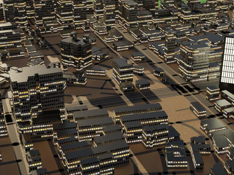 Taipe Citymap Building 3D Model