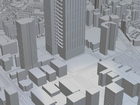 Taipe Citymap Building 3D 모델