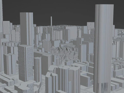 Taipe Citymap Building 3D Model
