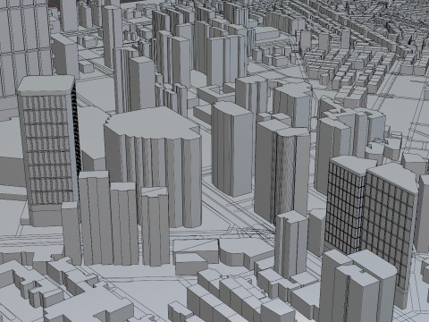 Taipe Citymap Building 3D 모델