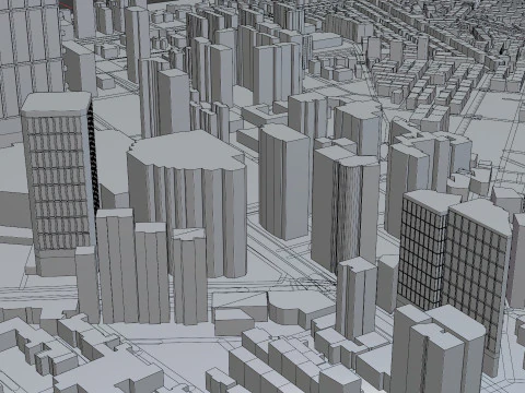 Taipe Citymap Building 3D Model