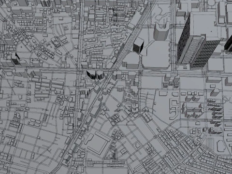 Taipe Citymap Building 3D Model