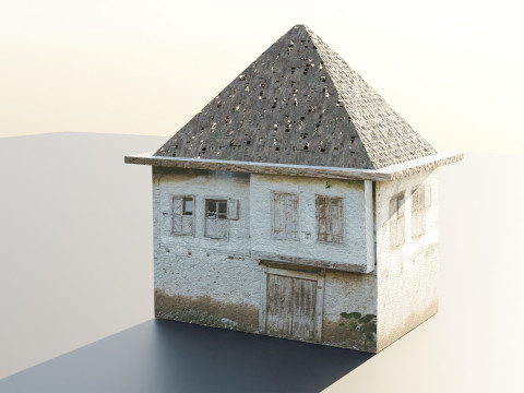 Abandoned House with Broken Windows Modèle 3D