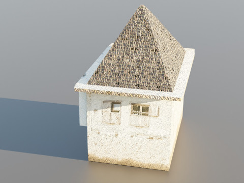 Abandoned House with Broken Windows Modèle 3D