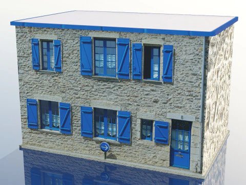 Old Building 3D Model