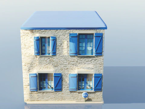 Old Building 3D Model