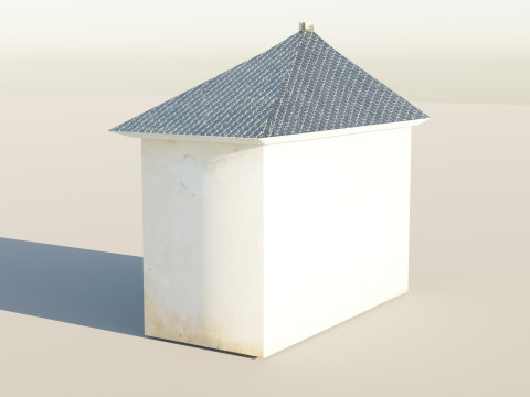 Exterior of an Abandoned House Modelo 3D