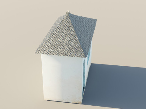 Exterior of an Abandoned House Modelo 3D