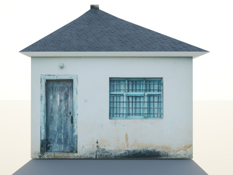 Exterior of an Abandoned House Modelo 3D