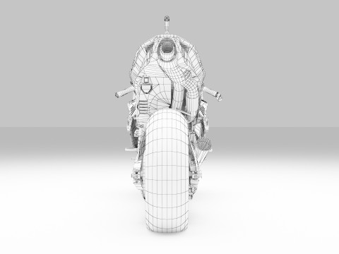 Marc Marquez Honda RC213V 2021 MotoGP 3D Model
