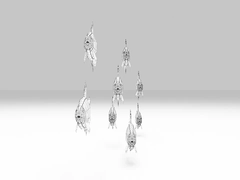 Neon Tetra Fish 3D Model