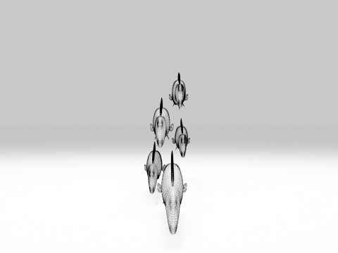 Orchid Dottyback Fish Modelo 3D