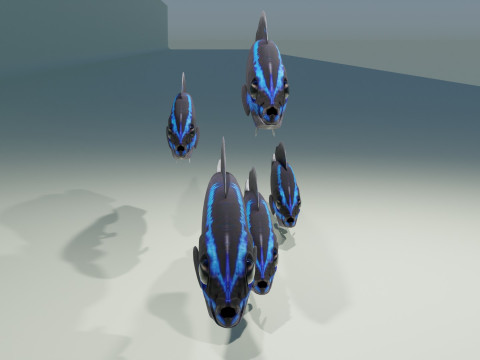 Springeri Dottyback Fish Modelo 3D
