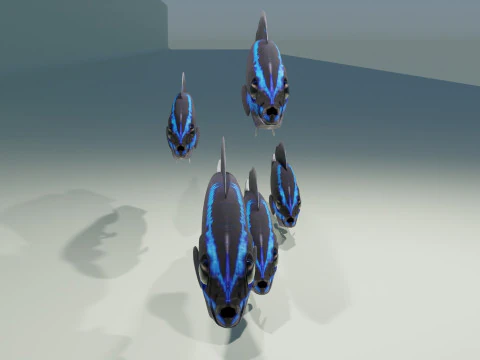 Springeri Dottyback Fish 3D Model