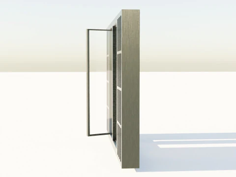 Casement Window 3D Model