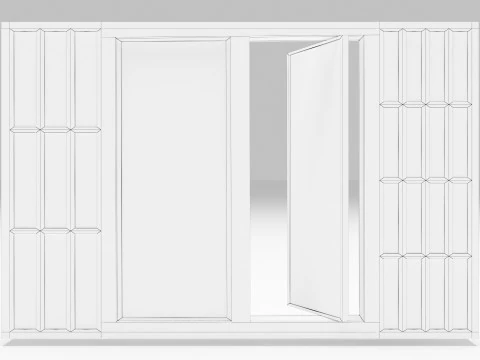Casement Window 3D Model
