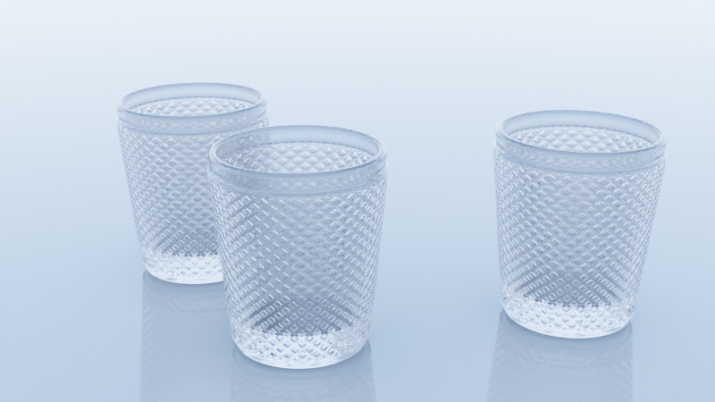 Glass Cup 3D Модель .c4d .max .obj .3ds .fbx .stl .blend 