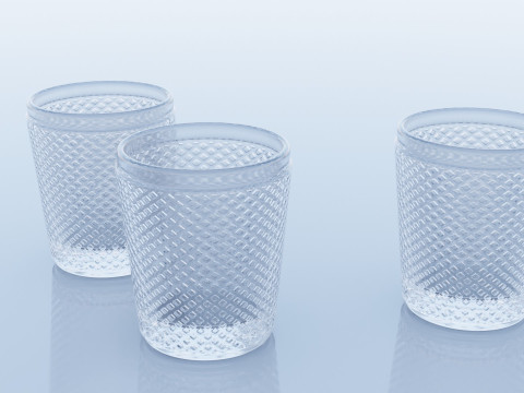 Glass Cup 3D Model