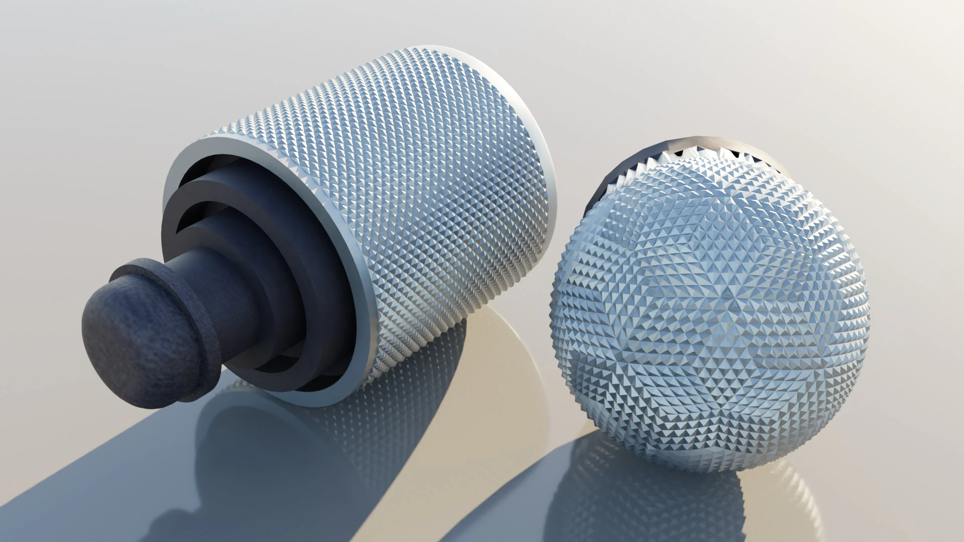 Knurling Stuff 3D Model .c4d .max .obj .3ds .fbx .stl .blend 