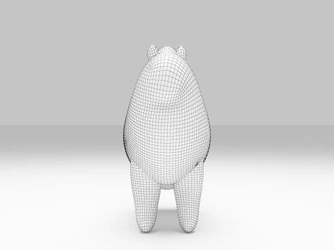 Gatto siberiano Modello 3D