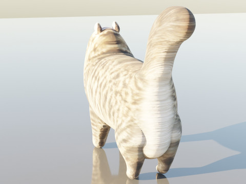 Siberian Cat 3D Model