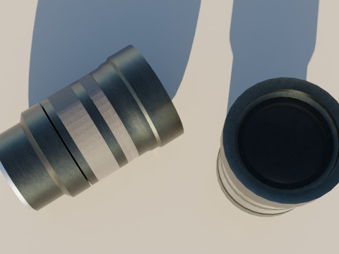 Camera Lens Model 3D