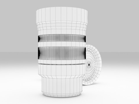 Camera Lens Model 3D