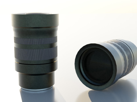 Camera Lens Model 3D