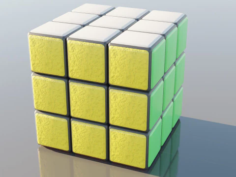 Rubik Cube 3D Model