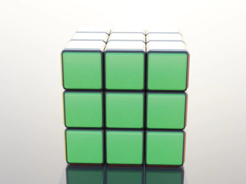 Rubik Cube 3D Model