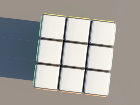 Rubik Cube 3D Model