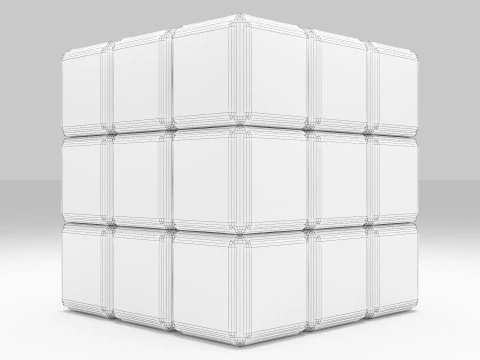 Rubik Cube 3D Model