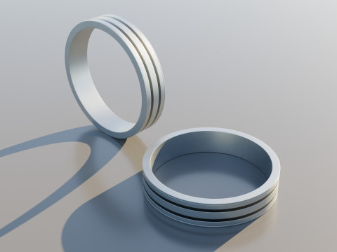 Silver Ring 3D Model