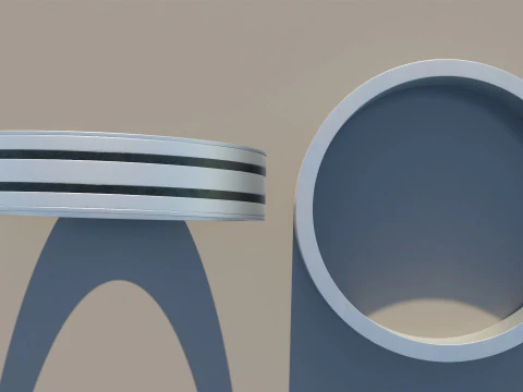 Bague en argent Modèle 3D