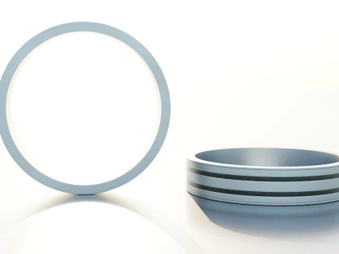 Bague en argent Modèle 3D